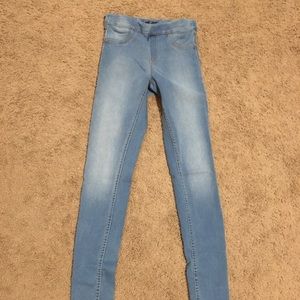 H&M JEAN LEGGINGS SIZE 4